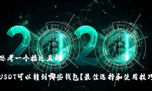 思考一个接近且的

USDT可以转到哪些钱包？最佳选择和使用技巧