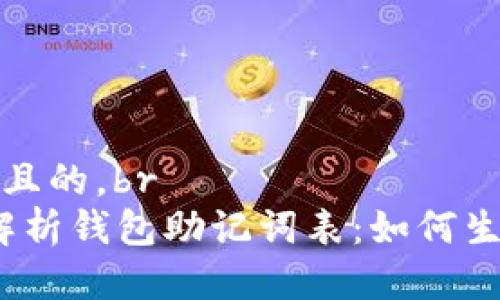 思考一个接近且的，br
2023年全面解析钱包助记词表：如何生成与保障安全