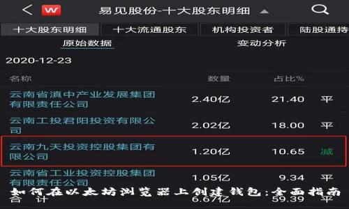 如何在以太坊浏览器上创建钱包：全面指南