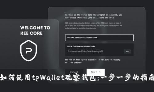 如何使用tpWallet观察钱包：一步一步的指南