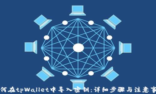 
如何在tpWallet中导入密钥：详细步骤与注意事项