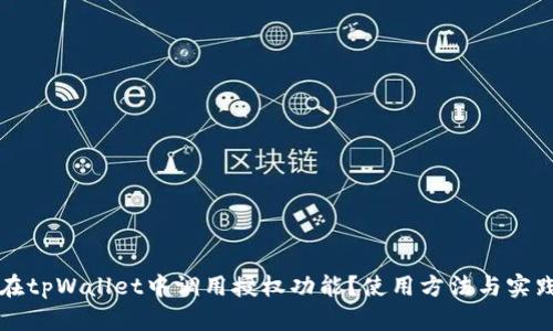 如何在tpWallet中调用授权功能？使用方法与实践指南