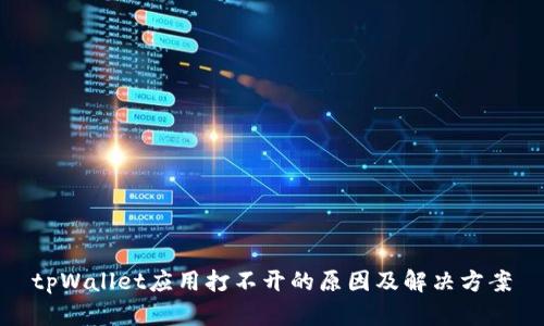 tpWallet应用打不开的原因及解决方案
