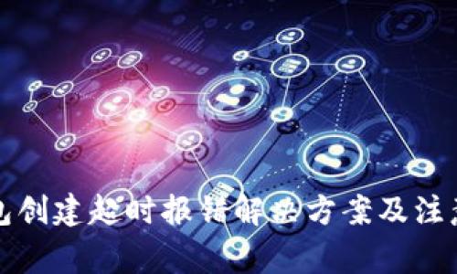 TP钱包创建超时报错解决方案及注意事项
