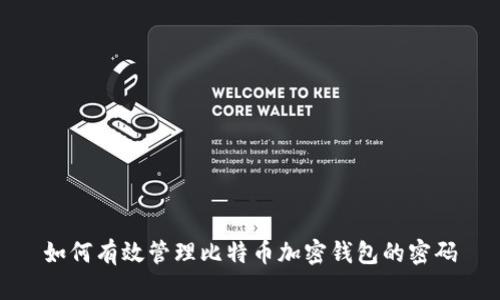 如何有效管理比特币加密钱包的密码